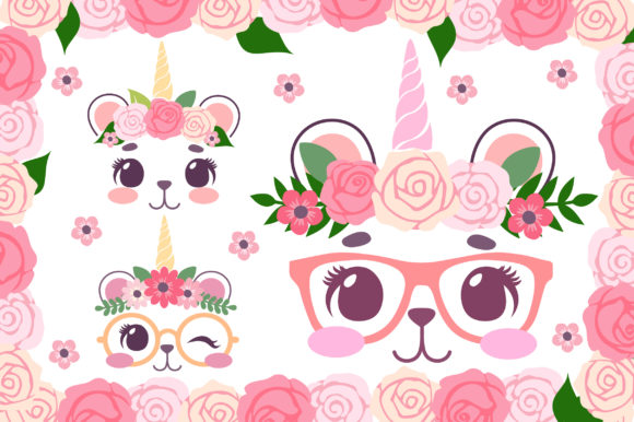 Cute Floral Bear Unicorns: Leveraging the Bearicorn Aesthetic in Modern Design