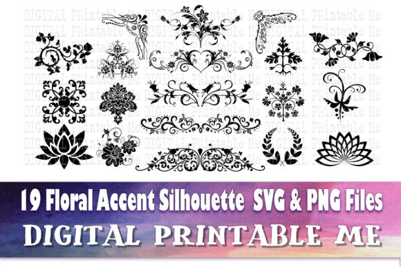 Elevating Digital Craftsmanship: A Comprehensive Guide to the Floral Accent Silhouette Bundle