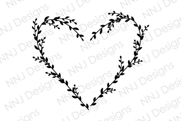 Elevating Digital Craftsmanship: The Strategic Value of the Floral Heart Leaves Wreath SVG Monogram