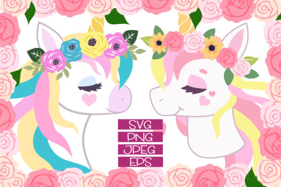 Elevating Digital Merchandising with Beautiful Floral Unicorn Designs