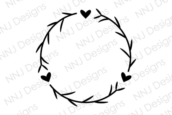 Evaluating the Floral Leaves Heart Wreath Monogram SVG for Professional Crafting