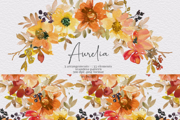 Evaluating the Watercolor Autumn Floral Clipart Set for Professional Design