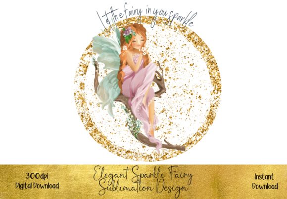 Floral Sparkle Fairy Sublimation Design: Elevating Your Creative Projects
