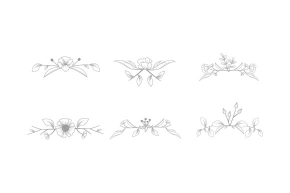 Hand Drawn Floral Set Pack Collection: Elevating Visual Projects with Organic Design