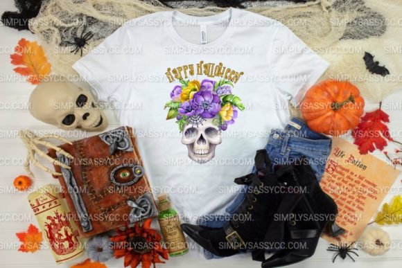 Happy Halloween Floral Sugar Skull Clipart: A Complete Guide to Digital Design and Sublimation