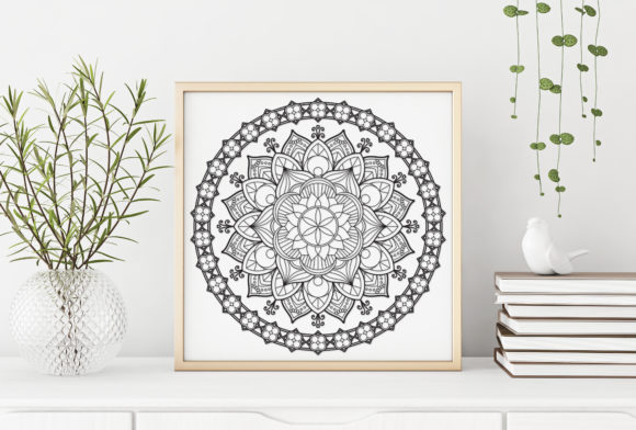 Mandala Art Floral Circular: A Versatile Design Asset