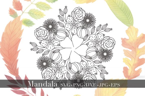 Mandala - Floral Bouquet: A Versatile Digital Asset for Every Season