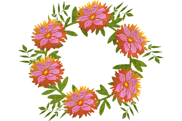 Maximizing Creative Potential with 2 Floral Wreaths for Print on Demand and Crafting