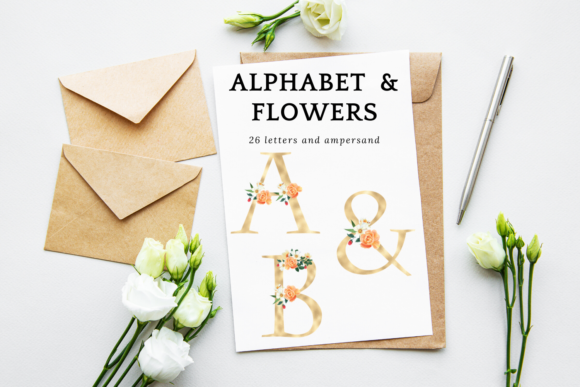 Spring Floral Printable Alphabet Set: Digital Design Guide