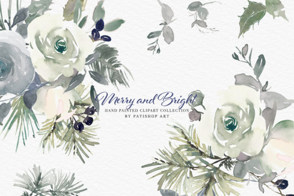 Strategic Application of Christmas Floral Clipart PNG for Professional Holiday Design
