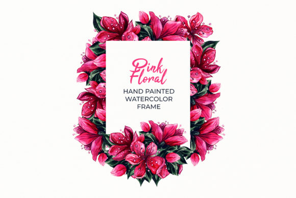 Strategic Application of the Watercolor Hand Painted Floral Wreath in Professional Design