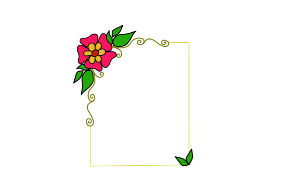 Vintage Frame Floral: Design with Timeless Appeal